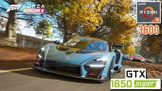Forza Horizon 4 - Benchmark | Ryzen 5 3600 + 8GB RAM + GTX 1650 SUPER