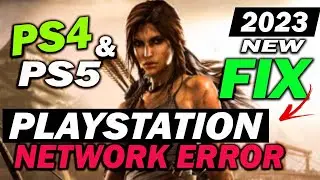 Playstation #network error Ps4/#ps5 fix | error #playstation network ps4 2023 || by borntoplaygames