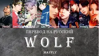 ПЕРЕВОД НА РУССКИЙ [KINGDOM] MAYFLY (BTOB, Stray Kids, ATEEZ) - Wolf (Оригинал: EXO) Color Coded