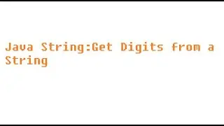 Java How to get digits sum in String Object