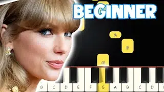 Love Story - Taylor Swift | Beginner Piano Tutorial | Easy Piano