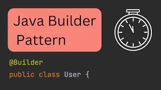 Java Lombok's Builder Pattern in 60 seconds