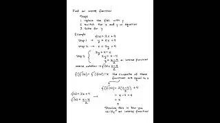 Inverse Functions