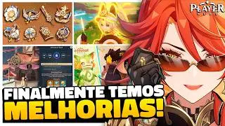 FINALMENTE MUDANÇAS NOS PERSONAGENS, ARTEFATOS E MELHORIAS NO JOGO - GENSHIN IMPACT