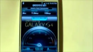 Samsung Galaxy S4 Sprint 4G LTE speed test!