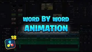 Master NEW Word By Word ANIMATION In Davinci Resolve 18