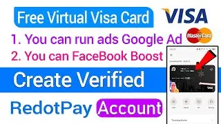 How to Get Free Virtual Credit Card - Virtual MasterCard - Visa Card - Create New Redotpay Account