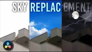 SKY REPLACEMENT TUTORIAL | DAVINCI RESOLVE 17