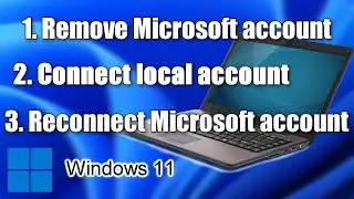 How to Disable Microsoft Account from Windows 11➡️Enable Local Account