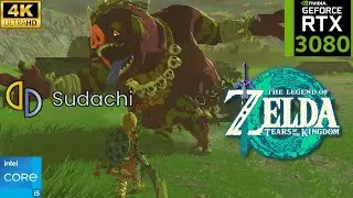 Zelda Tears of The Kingdom | Sudachi Emulator with TOTK Optimizer 2.1.0 RTX 3080 10GB (4K Gameplay)