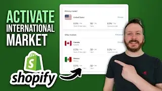 How To Activate International Market In Shopify