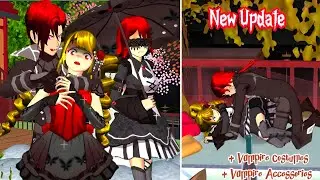 VAMPIRE COUPLE 🧛‍♀️🩸|| New Vampire Outfits Update || Sakura School Simulator Chinese Version