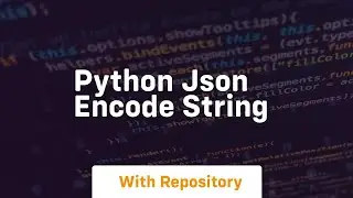 python json encode string