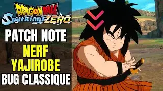 NERF YAJIROBE & PATCH BUG CLASSIQUE !! MAJ DRAGON BALL SPARKING ZERO [ Patch Note & Mise à jour ]