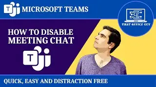 How to Disable Meeting Chat in Microsoft Teams | Microsoft Teams Tutorial