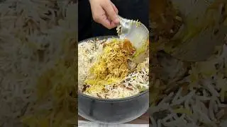 Chicken Biryani ASMR Cooking || #shorts #food #cooking #asmr #streetfood #biryani #indianasmrworld