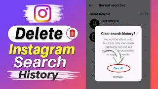 How to Delete Instagram Search History | Delete Instagram Search Suggestions When Typing