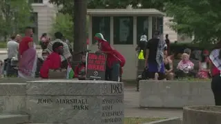 Protests continue near the Capitol