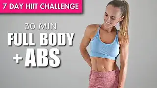 DAY 4: 30 Min Abs & Full Body Workout For Weight Loss | No Equipment