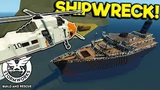 Searching For Old Shipwrecks in a Helicopter! - Stormworks Gameplay Survival