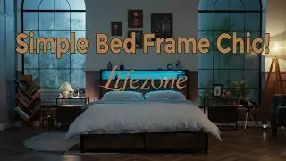 🛌💤Bedroom Makeover Secrets: Dive into the LifeZone Queen Bed Frame!