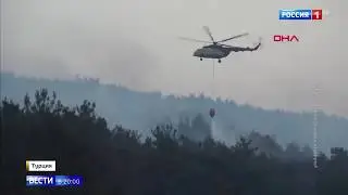 Пожар в Турции тушили при помощи российского самолёта