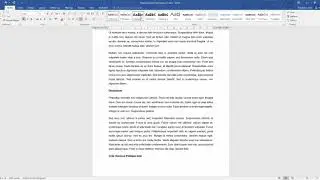 Applying styles in Microsoft Word for a Smaller Dissertation (under 8000 words)