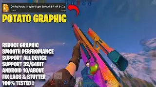 POTATO GRAPHIC SUPER SMOOTH CONFIG IN COD MOBILE | CODM CONFIG SEASON 4