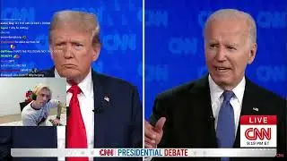 Trump vs Biden 2024 Presidential Debate | xQc Reacts