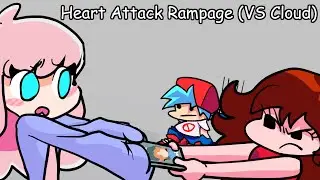 Friday Night Funkin' Heart Attack Rampage (VS Cloud) - FNF Mods [HARD]