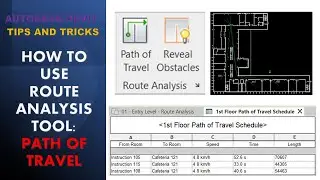 TIPS AND TRICKS: HOW TO USE ROUTE ANALYSIS TOOL: PATH OF TRAVEL