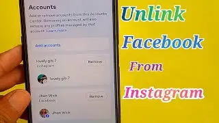 How to Unlink your Facebook from Instagram