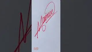 Calligraphy signature for my name #signaturedesign #callgraphy #signaturestyle