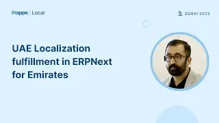 UAE Localization fulfillment in ERPNext for Emirates | Bibin Raphel