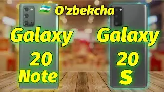 Galaxy S20 va Galaxy Note20 O'zbek Tilida