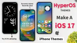 Xiaomi HyperOS Make an iPhone Looking ✅ | iOS 17 Inspire Theme for Xiaomi HyperOS & Miui 14 Try It 😱