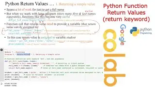 Python | Function | Simple Return Value