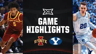 No. 24 Iowa State at No. 20 BYU | Big 12 Mens Basketball Highlights | January 16, 2024