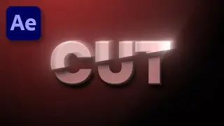 Cut Text - After Effects Tutorial