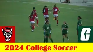 Charlotte vs #25 NC State Women Soccer Game Highlights 8 28 2024