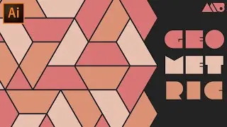 How to Make a Triangular Geometric Pattern in Adobe Illustrator Tutorial