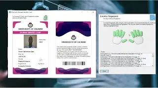 Biometric Fingerprints Student Identity Card Processing System in VB NET SQL Server Source Code