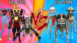 Skibidi toilet VS Zoonomaly VS Siren head VS Garten of banban VS human hulk