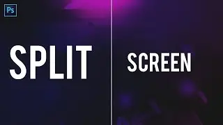 Split Screen in photoshop || How to Create 2 Window Split Screen in Photoshop ||2021 