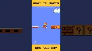 What if Mario was Glitching? #mario #supermario #supermariobros