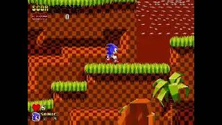 Sonic Debut (December 7, 2020 build) - Green Hill Zone Act 2