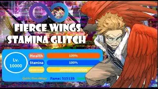 [Patched?]  FIERCE WINGS INFINITE STAMINA GLITCH ON BOKU NO ROBLOX | Roblox |