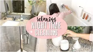 CLEAN WITH ME 2018 // RELAXING NIGHT TIME CLEANING // POWER HOUR