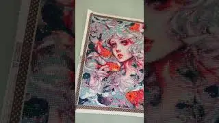 Diamond Painting: Fish (WIP 7) / Pintura de diamantes: Peces (en proceso 7)