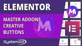 Elementor Master Addons Using Creative Buttons 👍